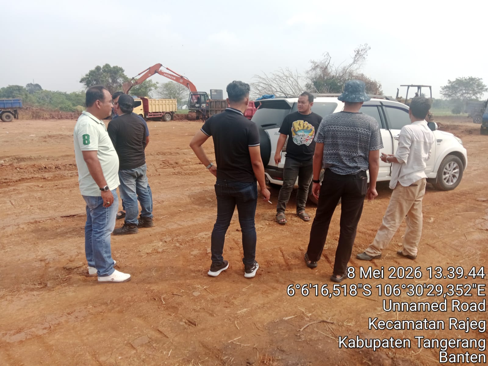 Soal Aktivitas Galian Tanah, Polsek Rajeg Lakukan Pendalaman