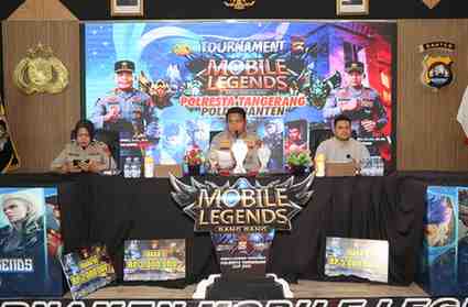 Dari Game ke Prestasi: Polresta Tangerang Gelar Turnamen E-Sport Mobile Legend Pelajar