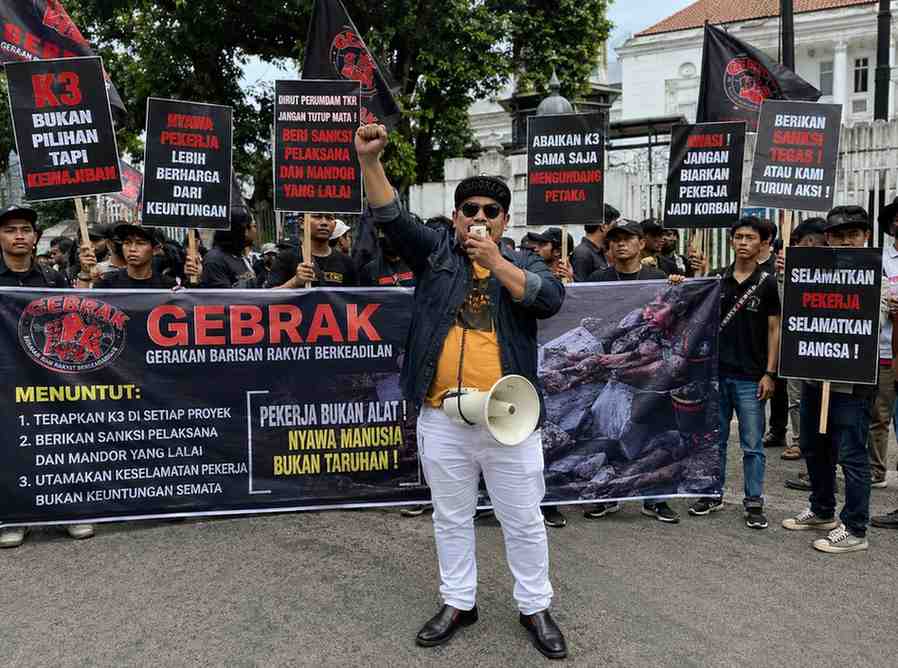 Cocol Panglima GEBRAK Minta Dirut Perumdam TKR Evaluasi Pelaksana dan Mandor Proyek